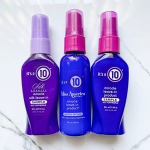 (3) NEW It’s a 10 Miracle Leave-in Sprays Travel